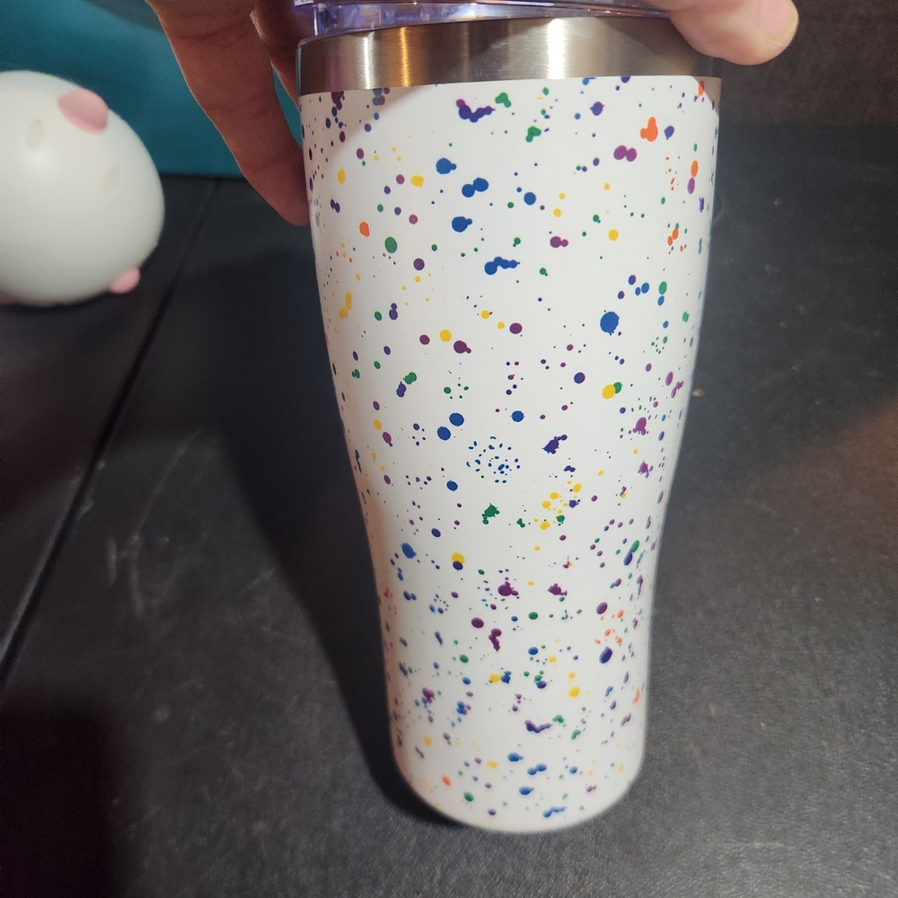 Colorful Speckled Water Bottle
